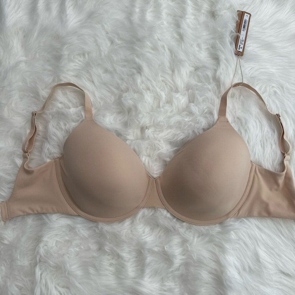 Skims Fits Everybody T-Shirt Bra Sand Size 32DDDD